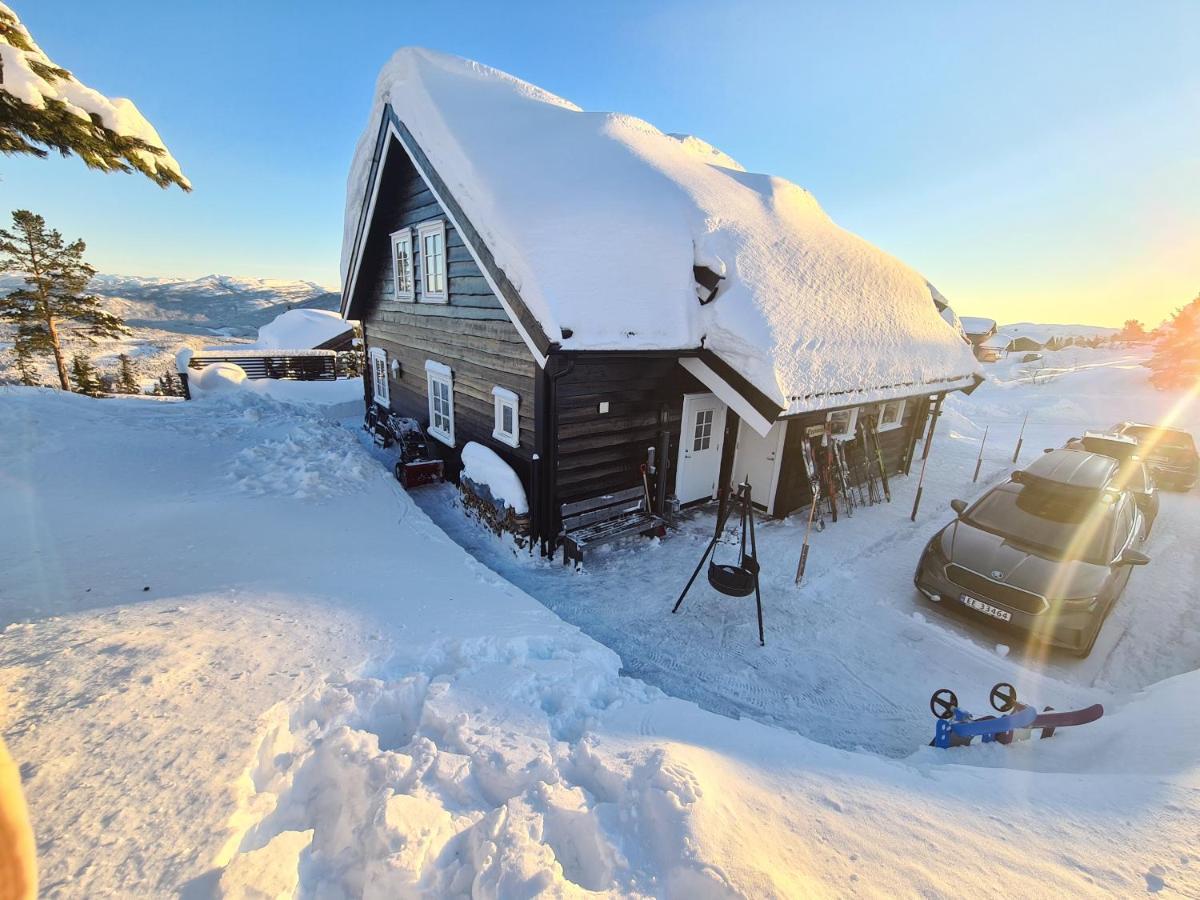 Vradal Panorama - Flott Hytte Pa Toppen Villa Sinnes Exteriör bild