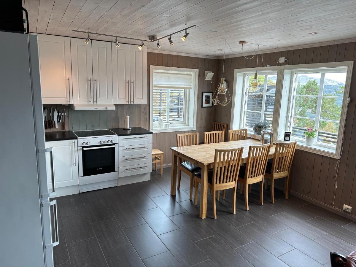 Vradal Panorama - Flott Hytte Pa Toppen Villa Sinnes Exteriör bild